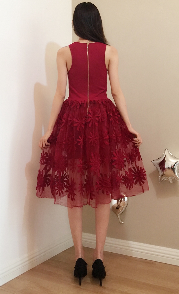BM71222 EVENING DRESS RED