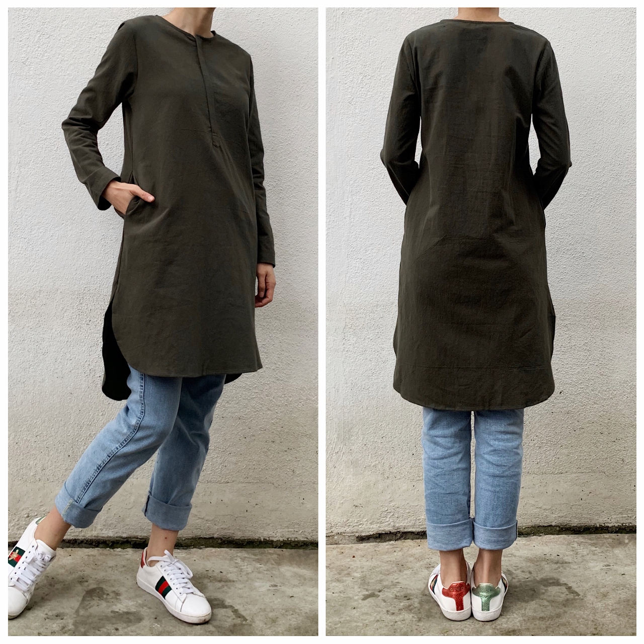BM71140 Long Top Seaweed