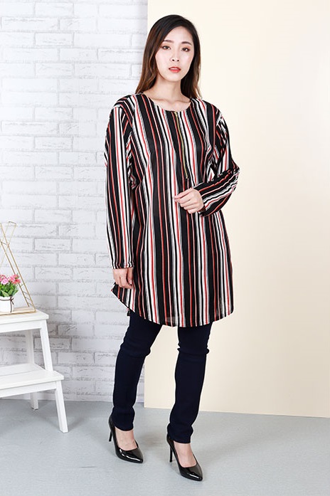 QA-667 STRIPED BLOUSE 05