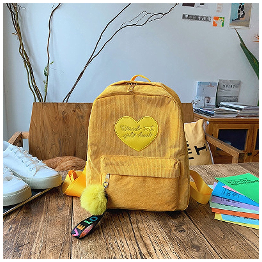 KW80487 WOMEN'S BACKPACK YELLOW