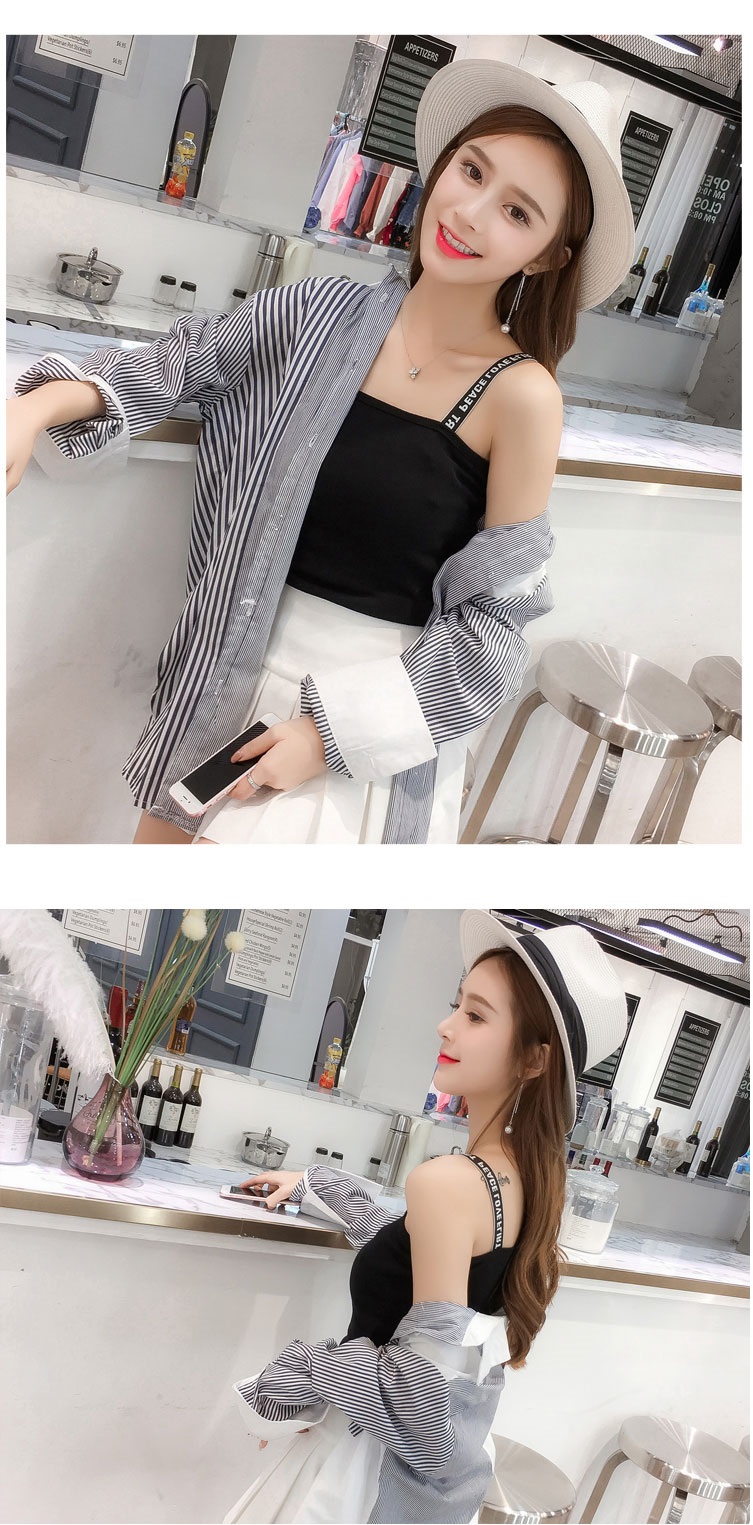 QA-674 KOREAN TANK TOP BLACK
