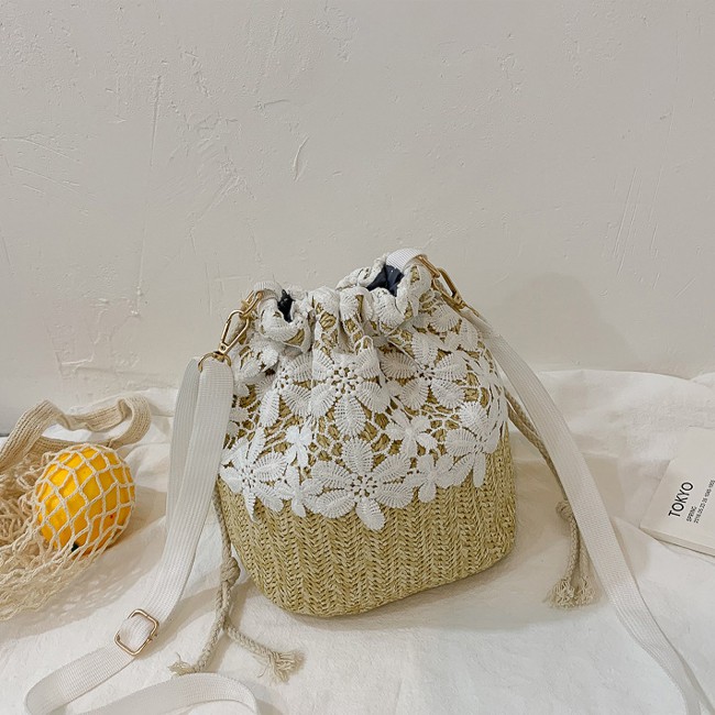 KW80509 BUCKET BAG FLOWER