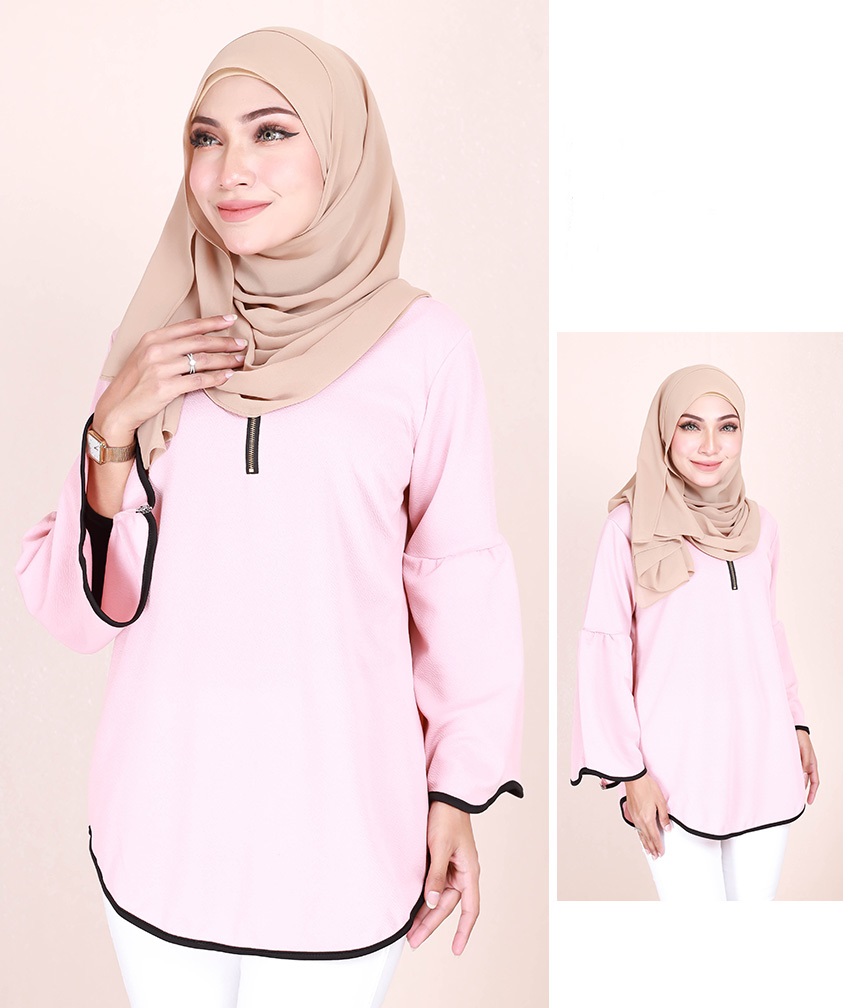 QA-684 CITRA BLOUSE PINK