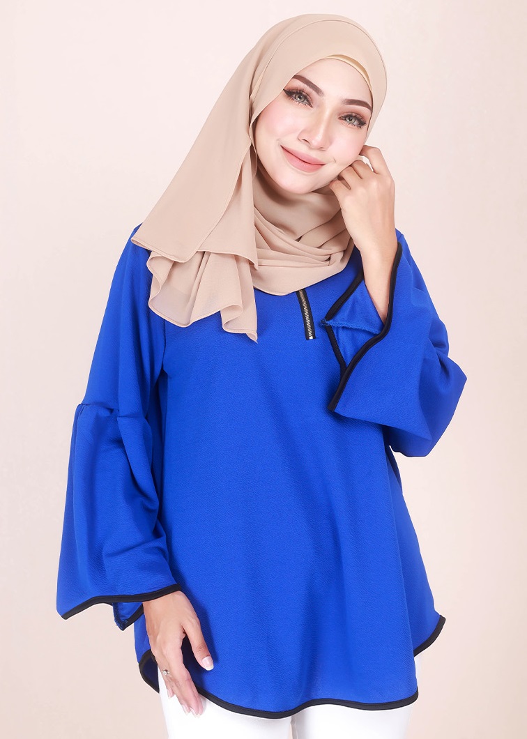 QA-684 CITRA BLOUSE BLUE