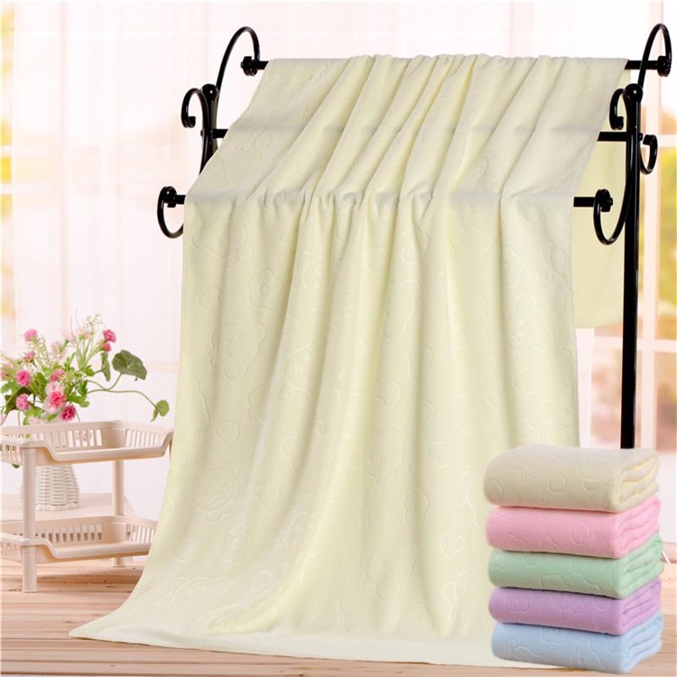 KW80528 SOFT BATH TOWEL YELLOW