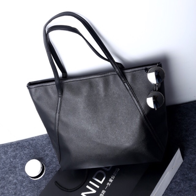 KW80529 BASIC TOTE BAG BLACK