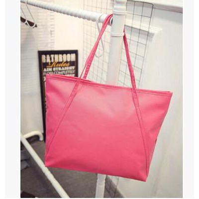 KW80529 BASIC TOTE BAG HOT PINK