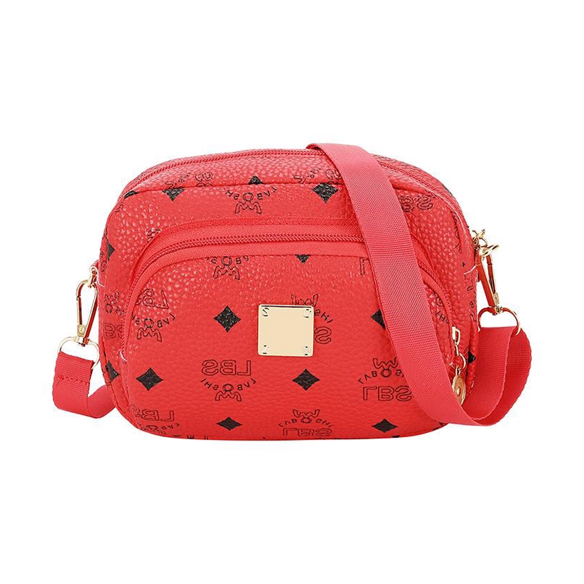 KW80538 TRENDY SLING BAG RED