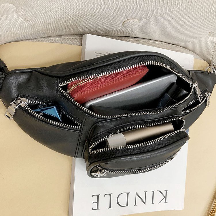 KW80542 STYLISH CHEST BAG BLACK