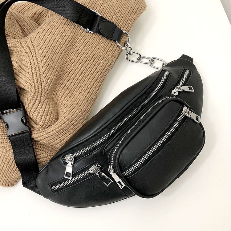 KW80542 STYLISH CHEST BAG BLACK