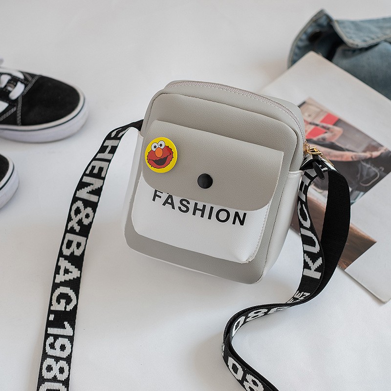 KW80558 CUTE SAME FACE BAG GREY