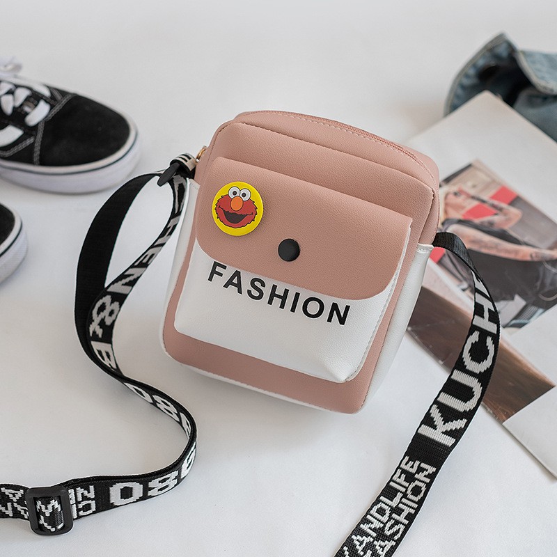KW80558 CUTE SAME FACE BAG PINK