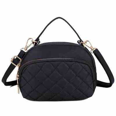 KW80580 KOREAN SLING BAG BLACK