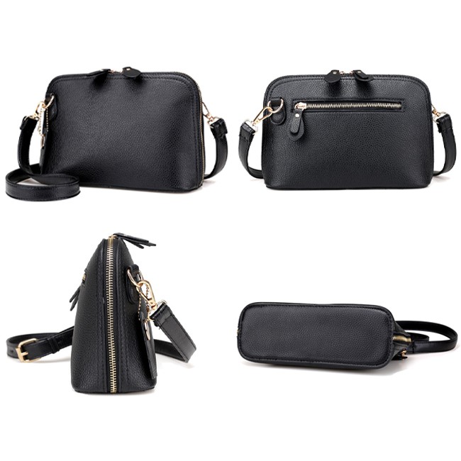 KW80585 WOMEN'S FASHION BAG BLACK