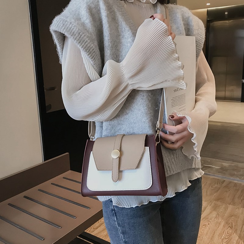 KW80593 SQUARE SLING BAG KHAKI