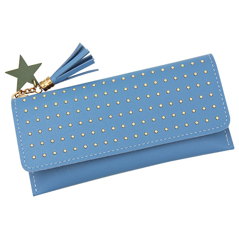 KW80597 LONG WALLET BLUE