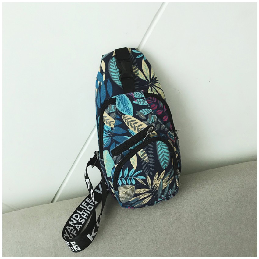 KW80614 WOMEN'S PRINTED BAG BLUE