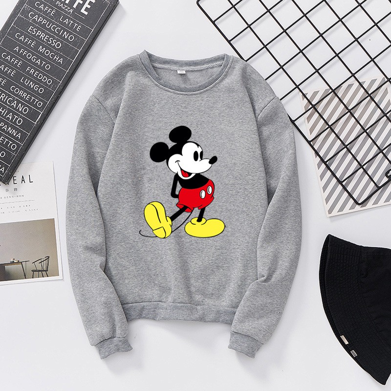 KW80626 MICKEY CARTOON SHIRT GREY