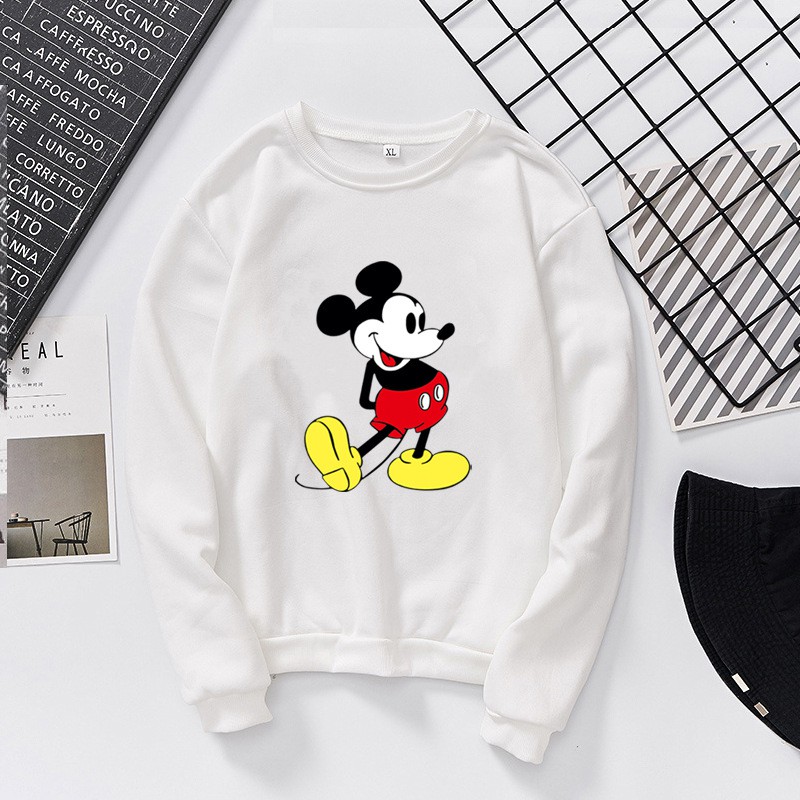 KW80626 MICKEY CARTOON SHIRT WHITE