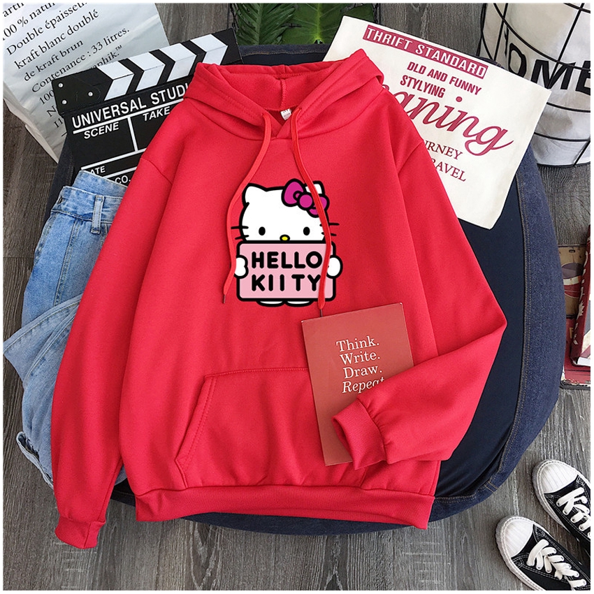 KW80635 HELLO KITTY SHIRT RED