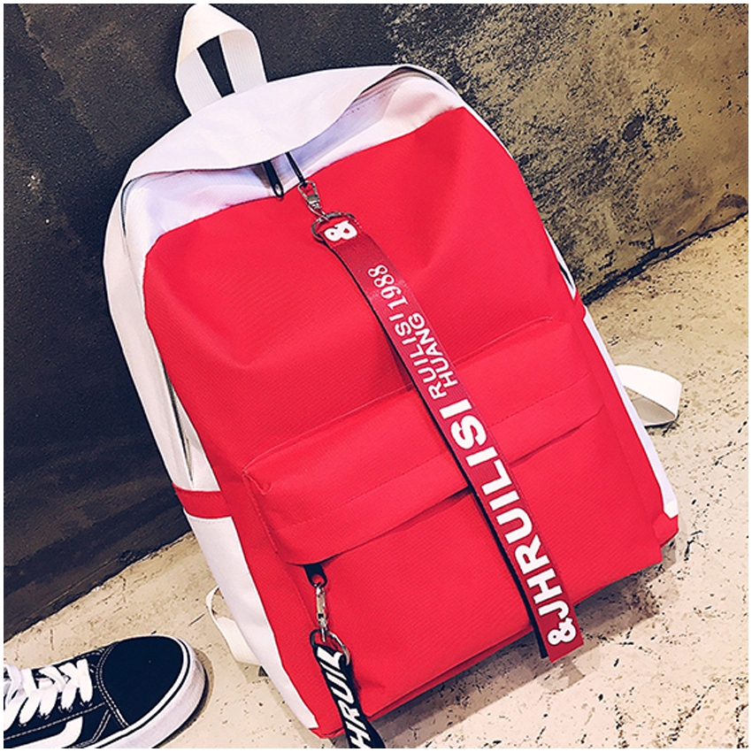 KW80644 STYLISH SCHOOL BAG RED