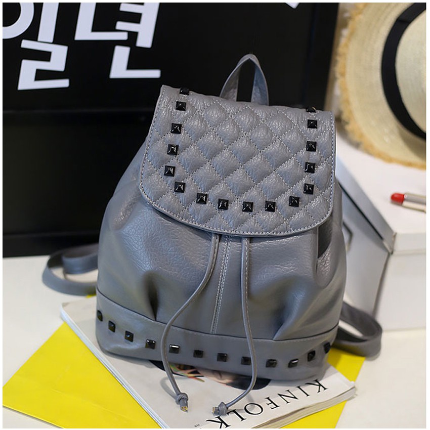 KW80663 KOREAN STYLE BACKPACK GREY