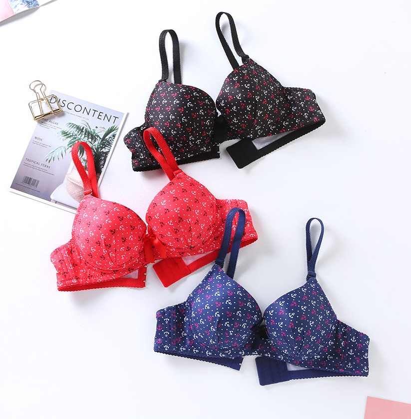 QA-713 ANCHOR WOMEN'S BRA BLUE