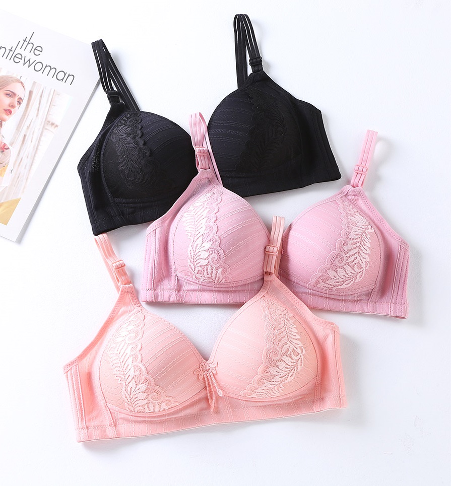 QA-717 NON WIRED BRA PINK