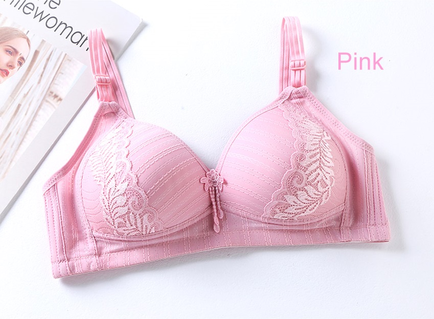 QA-717 NON WIRED BRA PINK