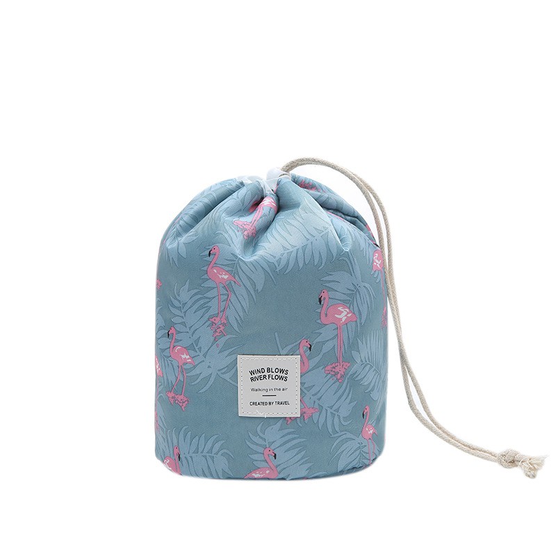 KW80687 FLAMINGO MAKEUP BAG LIGHT BLUE FLAMINGO