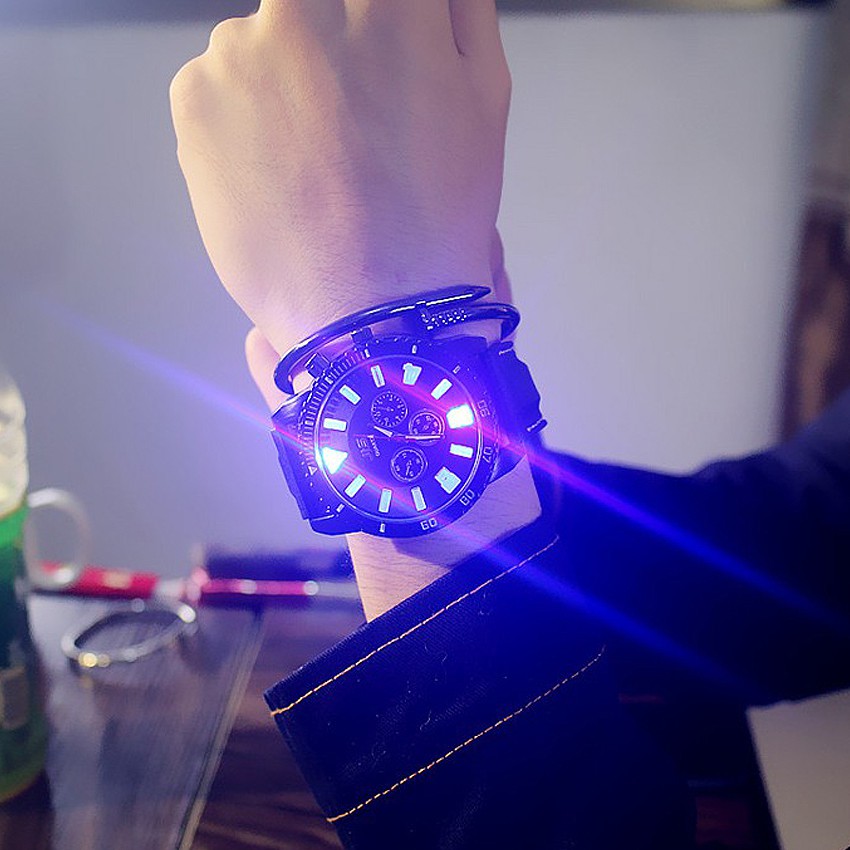 KW80690 UNISEX LED WATCH BLACK