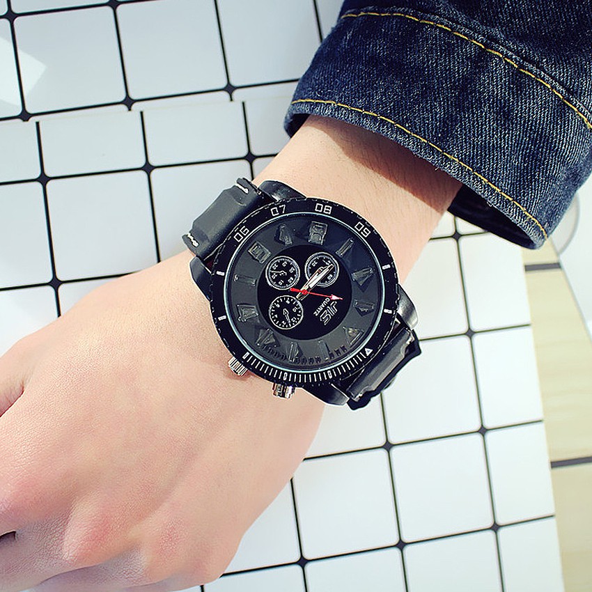 KW80690 UNISEX LED WATCH BLACK