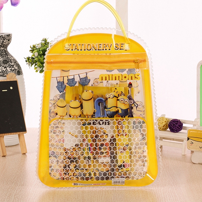 KW80702 STATIONERY SET BAG MINION