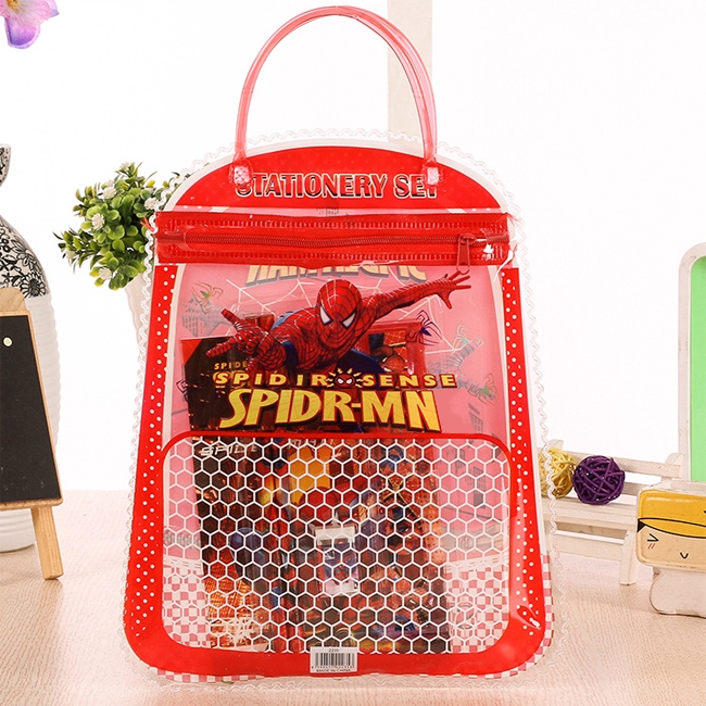 KW80702 STATIONERY SET BAG SPIDERMAN