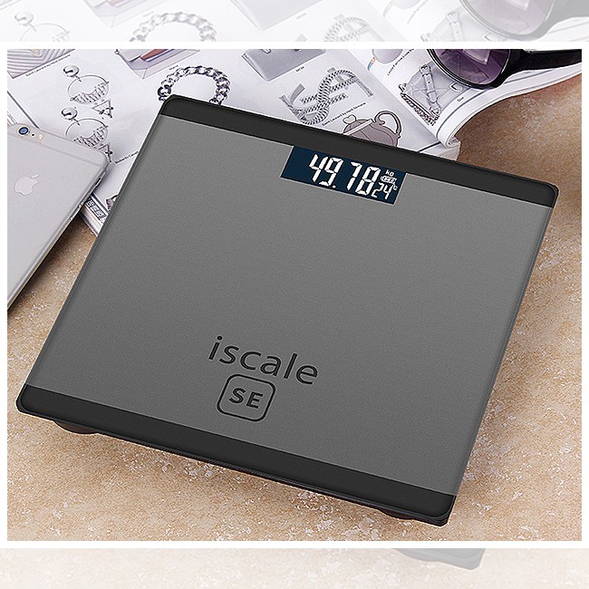 KW80715 FITNESS DIGITAL WEIGHT SCALE BLACK