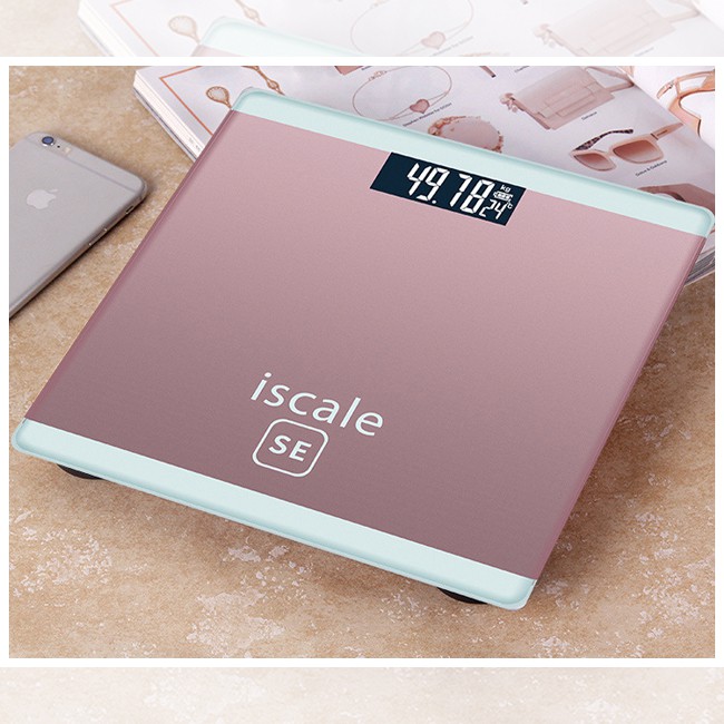 KW80715 FITNESS DIGITAL WEIGHT SCALE PINK