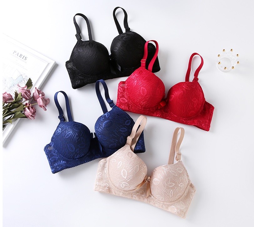 QA-747 SEXY WOMEN'S BRA CREAM