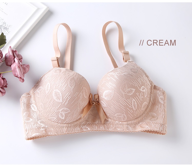 QA-747 SEXY WOMEN'S BRA CREAM