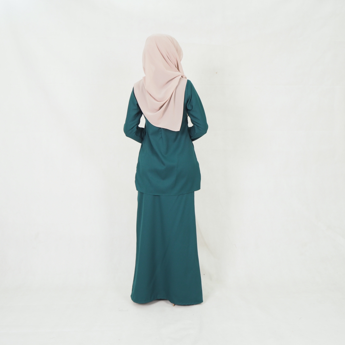 SW5198 MODERN KURUNG SET EMERALD GREEN