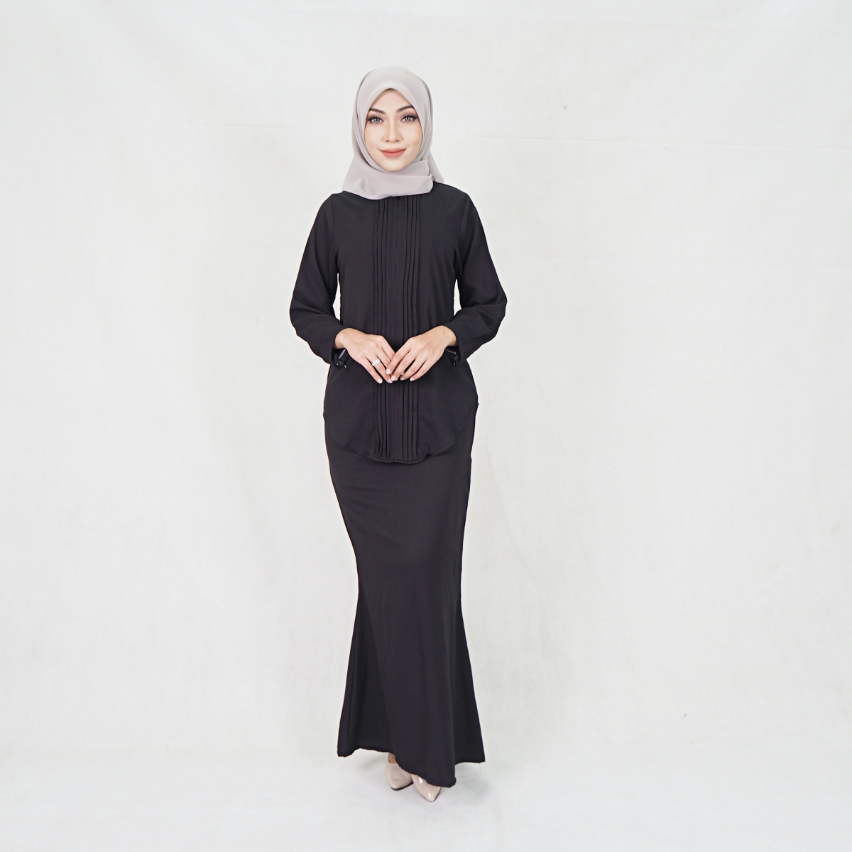 SW5215 WOMEN'S KURUNG SET BLACK