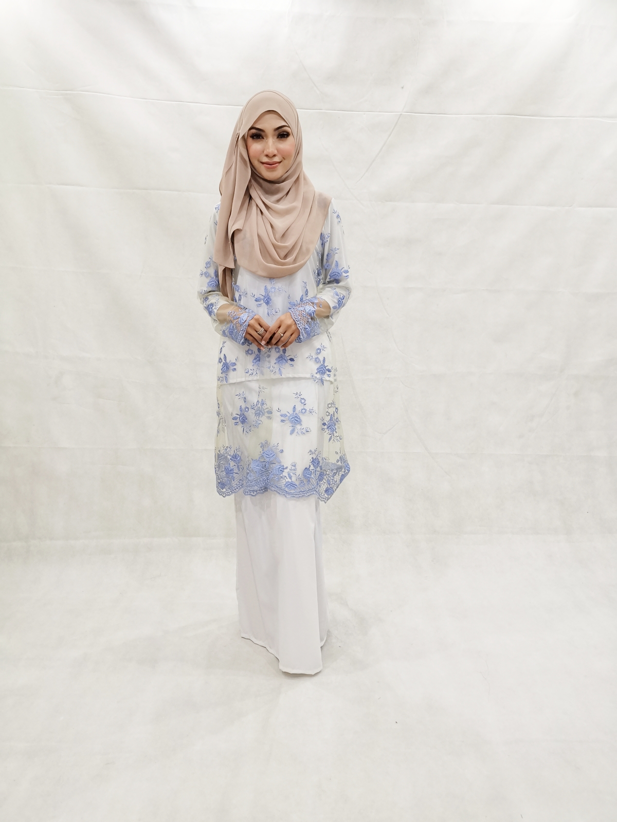 SW5233 SWEET LACE BAJU KURUNG WHITE
