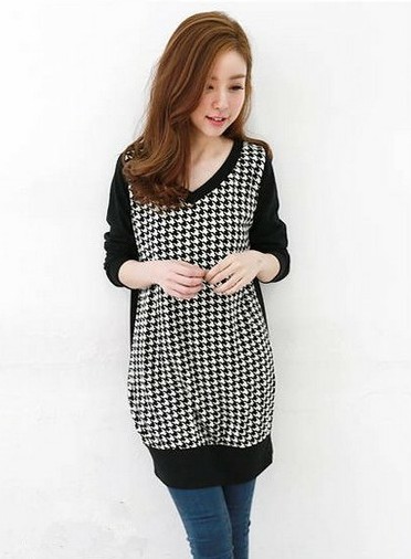 BM71236 CHECKER BLOUSE AS PICTURE