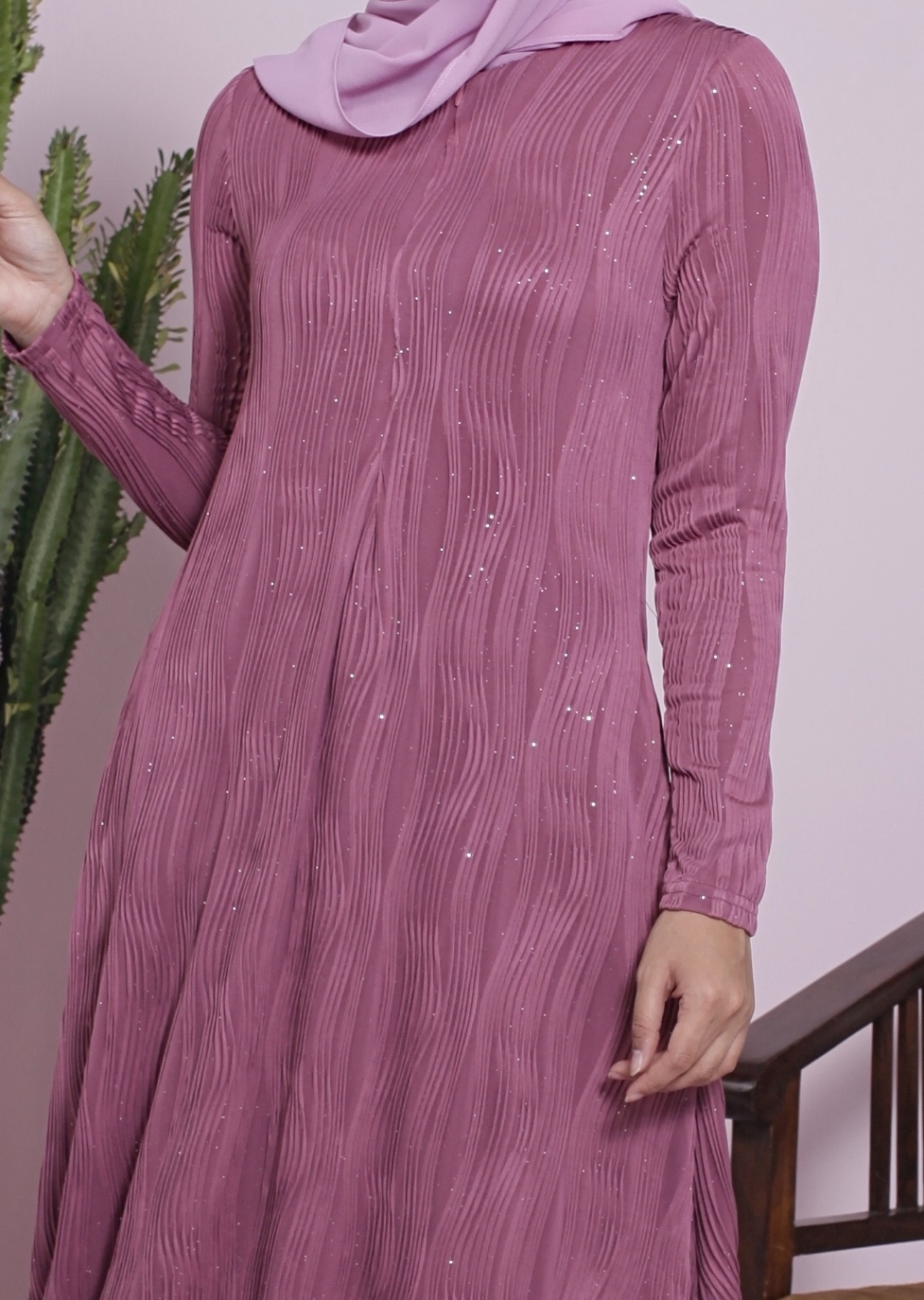 BM71239 ELEGANT GLITTER JUBAH AS PICTURE