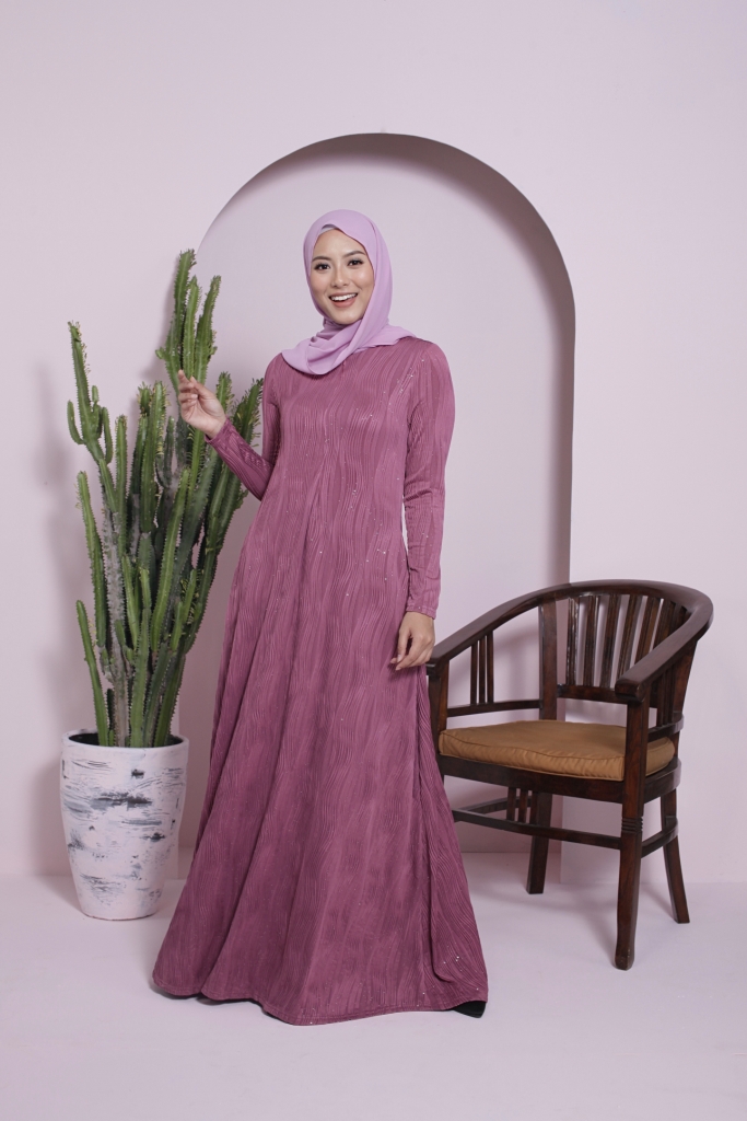 BM71239 ELEGANT GLITTER JUBAH AS PICTURE