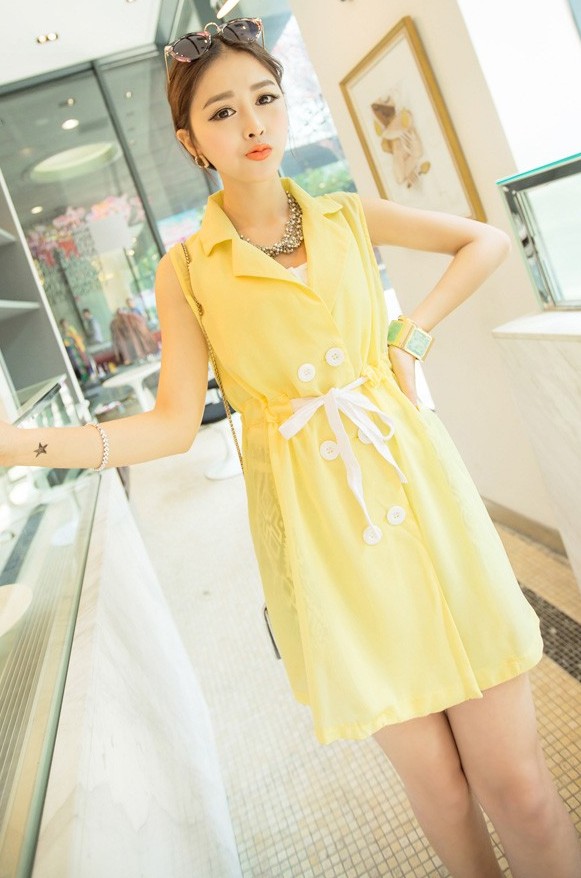 BM71244 CASUAL JACKET YELLOW
