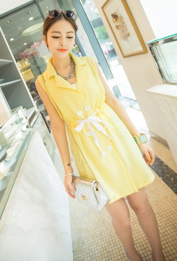 BM71244 CASUAL JACKET YELLOW