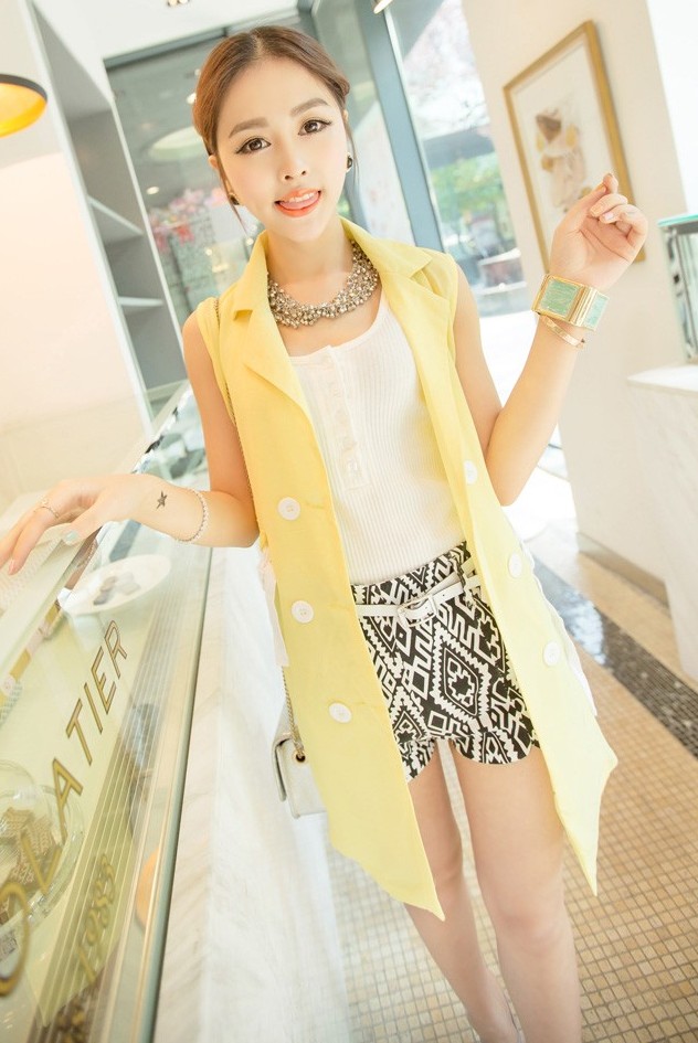 BM71244 CASUAL JACKET YELLOW