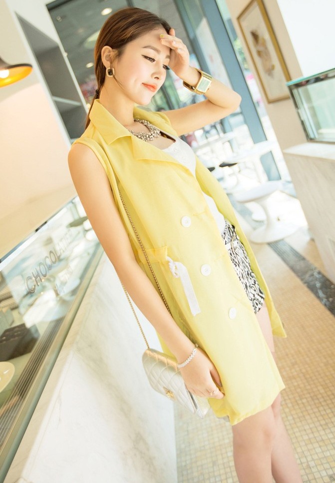 BM71244 CASUAL JACKET YELLOW