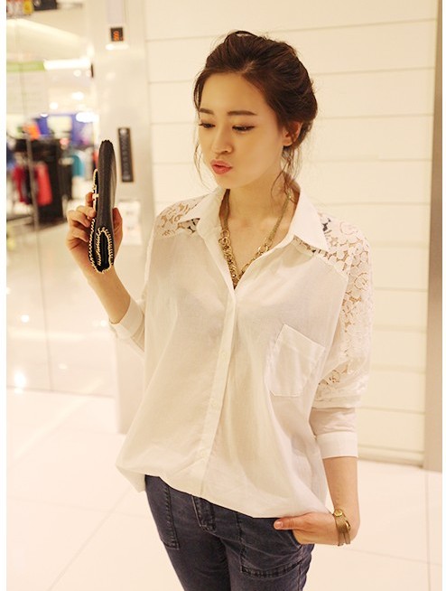 BM71248  CASUAL LOOSE TOP WHITE