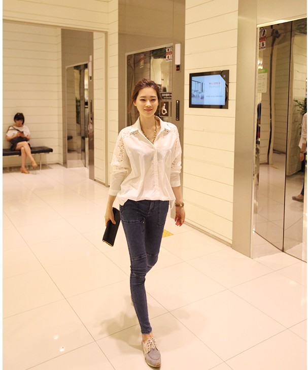 BM71248  CASUAL LOOSE TOP WHITE